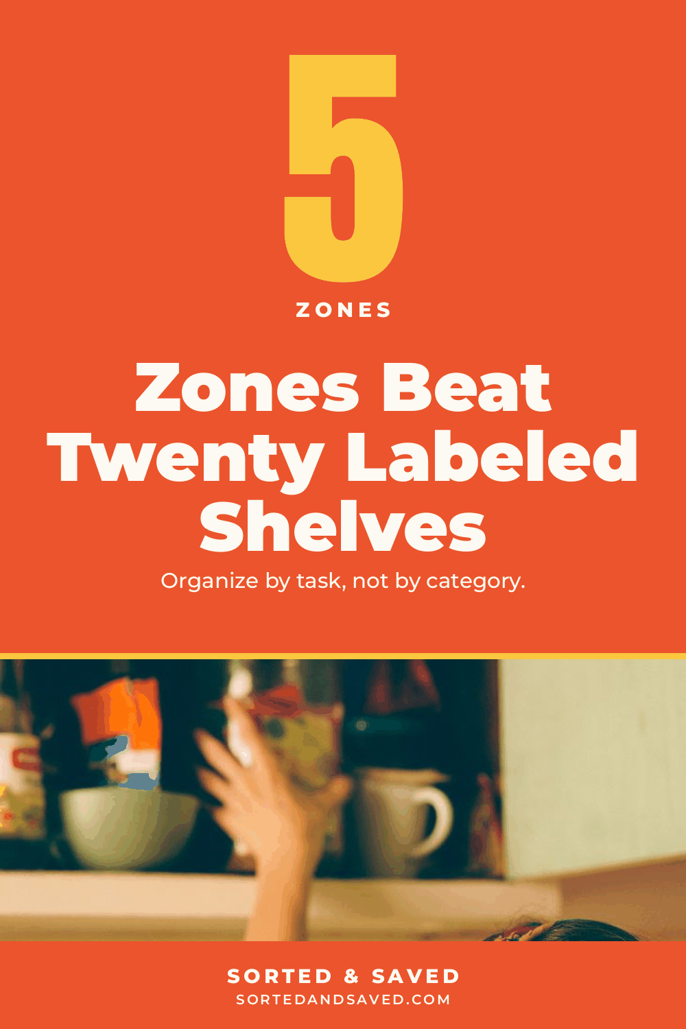 The Kitchen Cabinet Reset: Organize by Zone, Not by Shelf