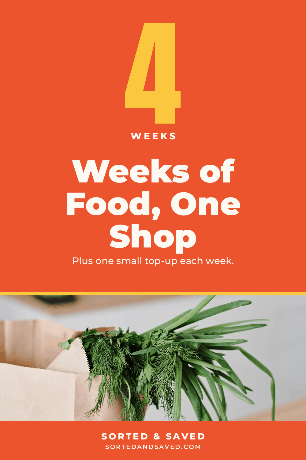 Monthly Grocery Shopping: One Big Shop, Four Weeks of Food
