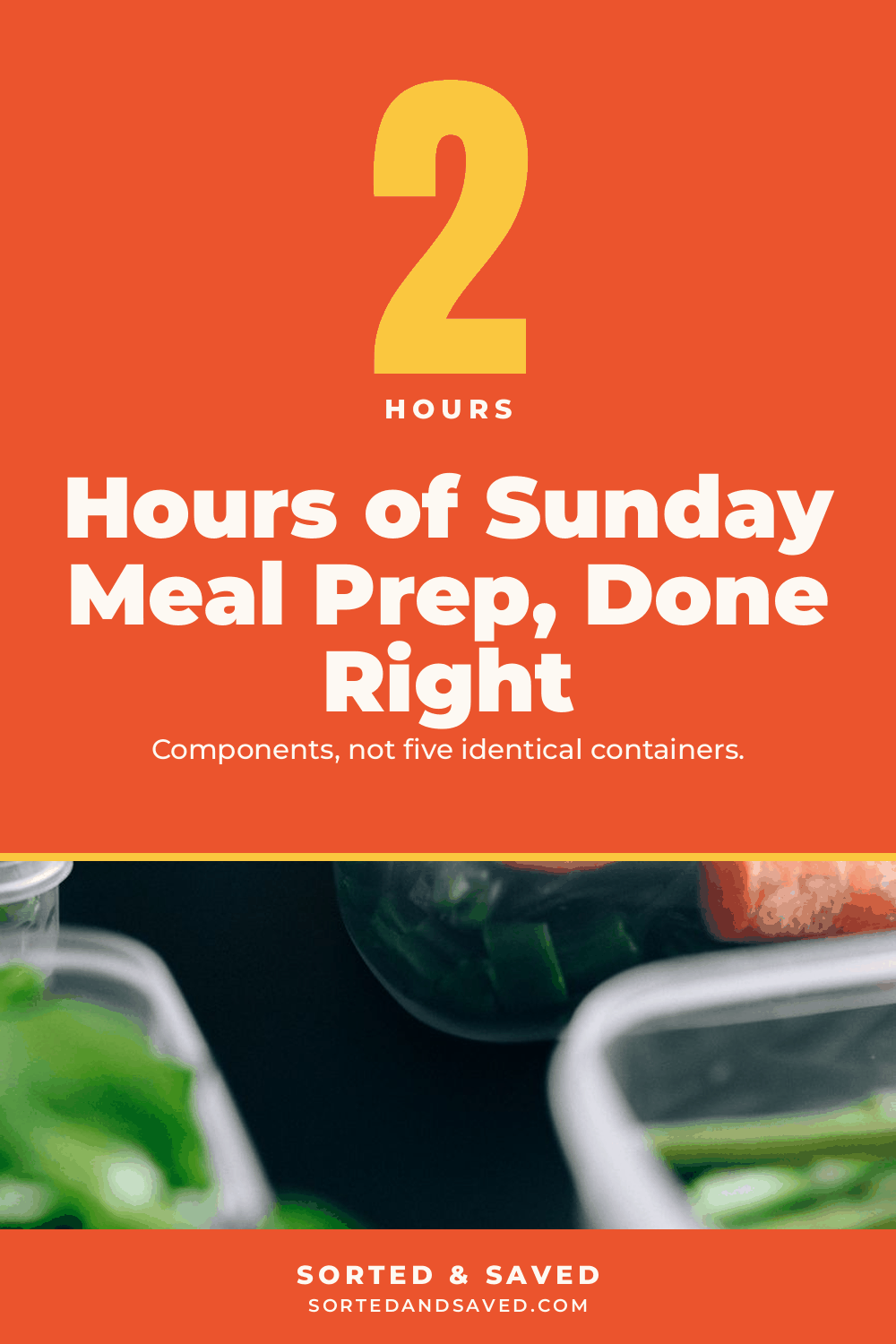 Sunday Meal Prep in Two Hours: What to Prep and What to Skip