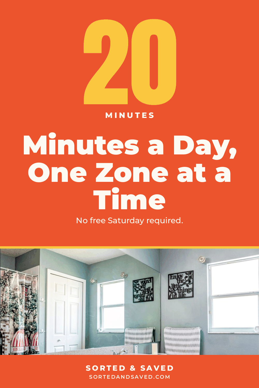 The 20-Minute Weekly Cleaning Schedule (One Zone a Day)